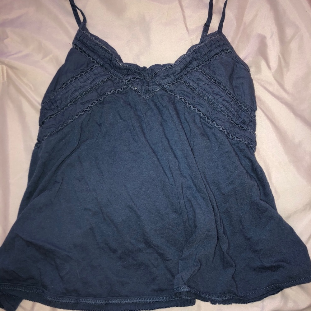 Blue tank top American eagle
